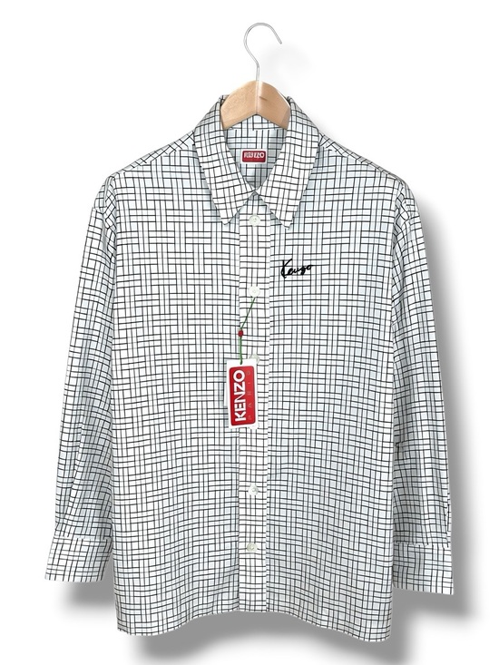 Kenzo Other - NWT KENZO Paris Oversized Jacquard Cotton Weave Overshirt S